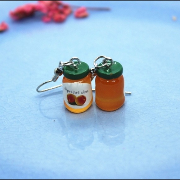Apricot Jam Earrings - Picture 2 of 3